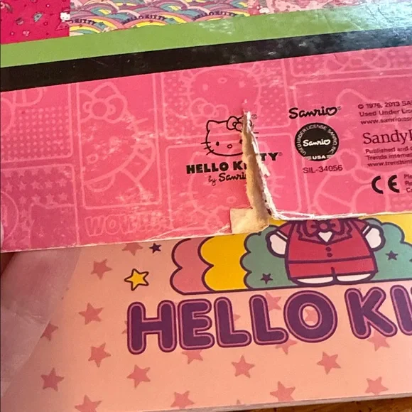 12 by 12 Hello Kitty Pink and Blue Mega Paper Pad - Picture 10 of 14